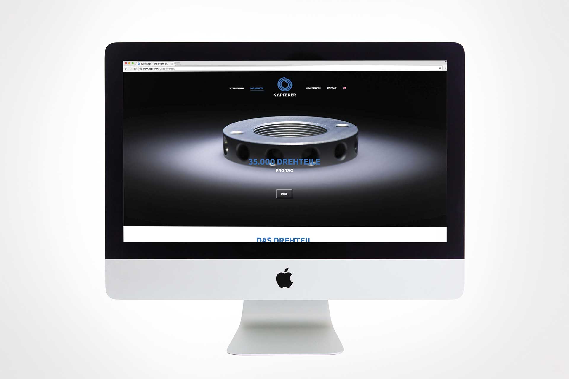 Agentur-385-Portfolio-Kapferer-Website-Startseite